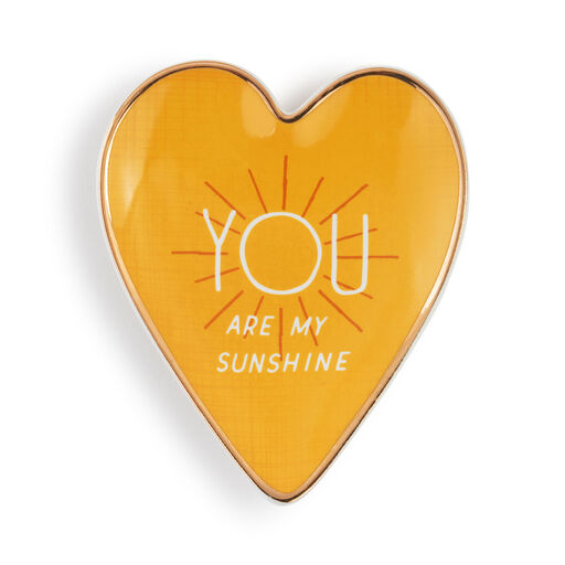 Demdaco My Sunshine Art Heart Trinket Dish, 