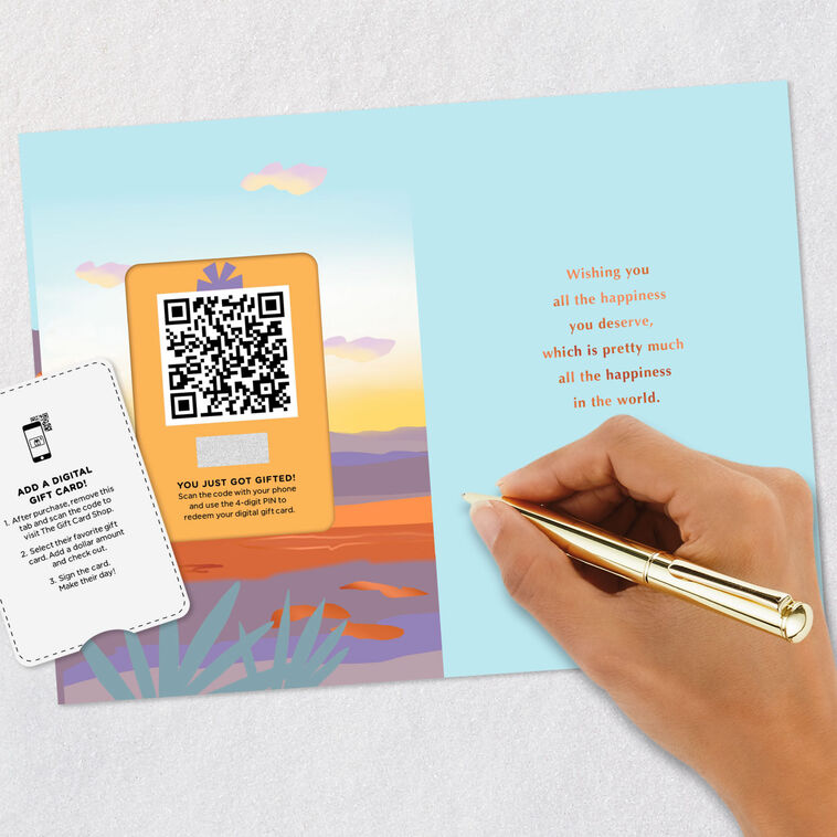 All the Happiness in the World Gift Card Greeting Birthday Card, , large image number 9