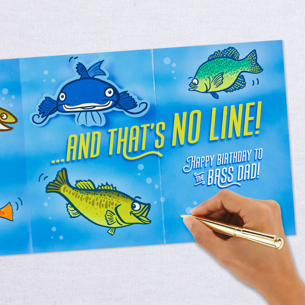 Fishing Puns Funny Birthday Card For Dad Greeting Cards Hallmark