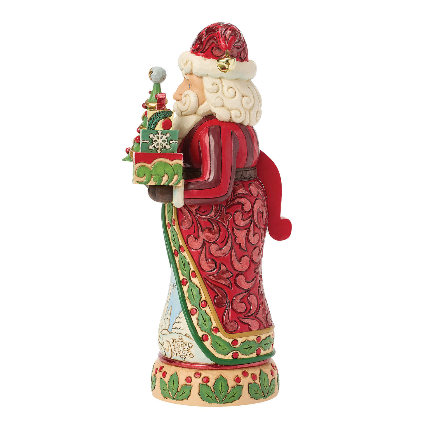 Santa Nutcracker With Tree, Presents Jim Shore Statue side image number 4