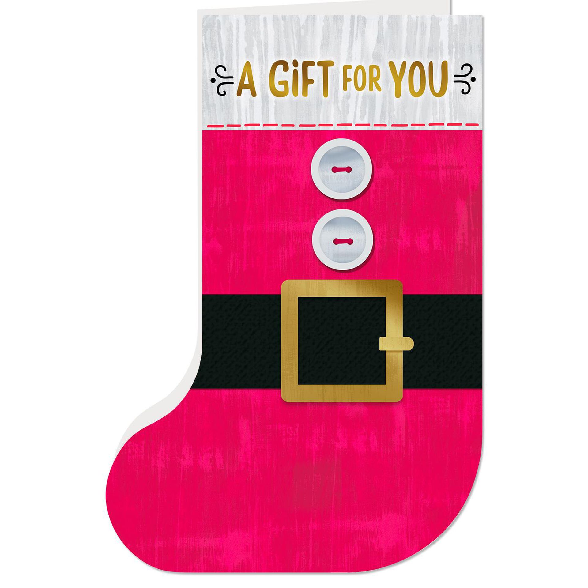 Jolly Stocking Christmas Card Money Holder Greeting Cards Hallmark