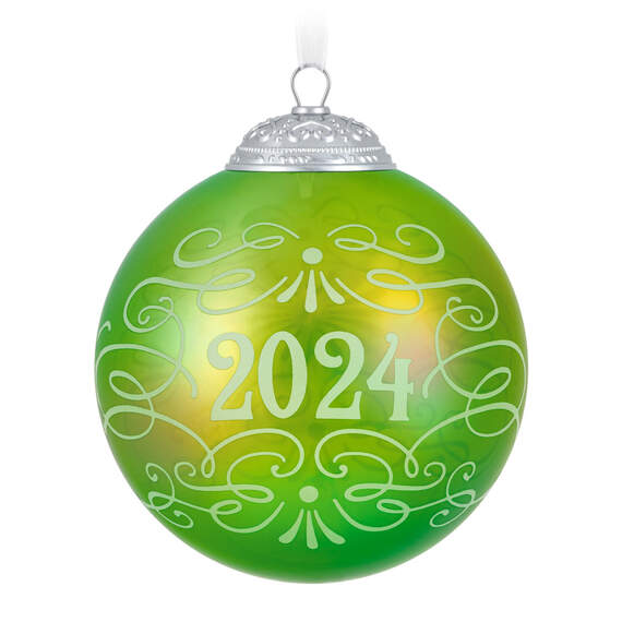 Christmas Commemorative 2024 Glass Ball Ornament, , large image number 1