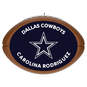 NFL Football Dallas Cowboys Text Personalized Ornament, , large image number 1