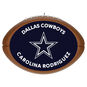 NFL Dallas Cowboys Football Personalized Ornament, Custom Text, , large image number 1