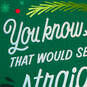 You Don't Tell Santa on Me Funny Christmas Card for Friend, , large image number 4