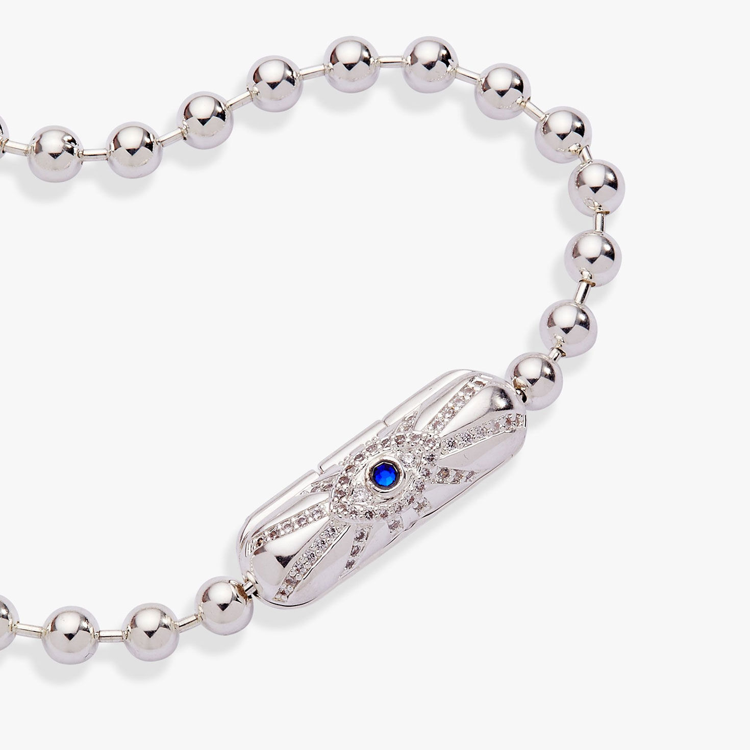 Alex And Ani Evil Eye Barrel Closure Bracelet upclose view image number 3