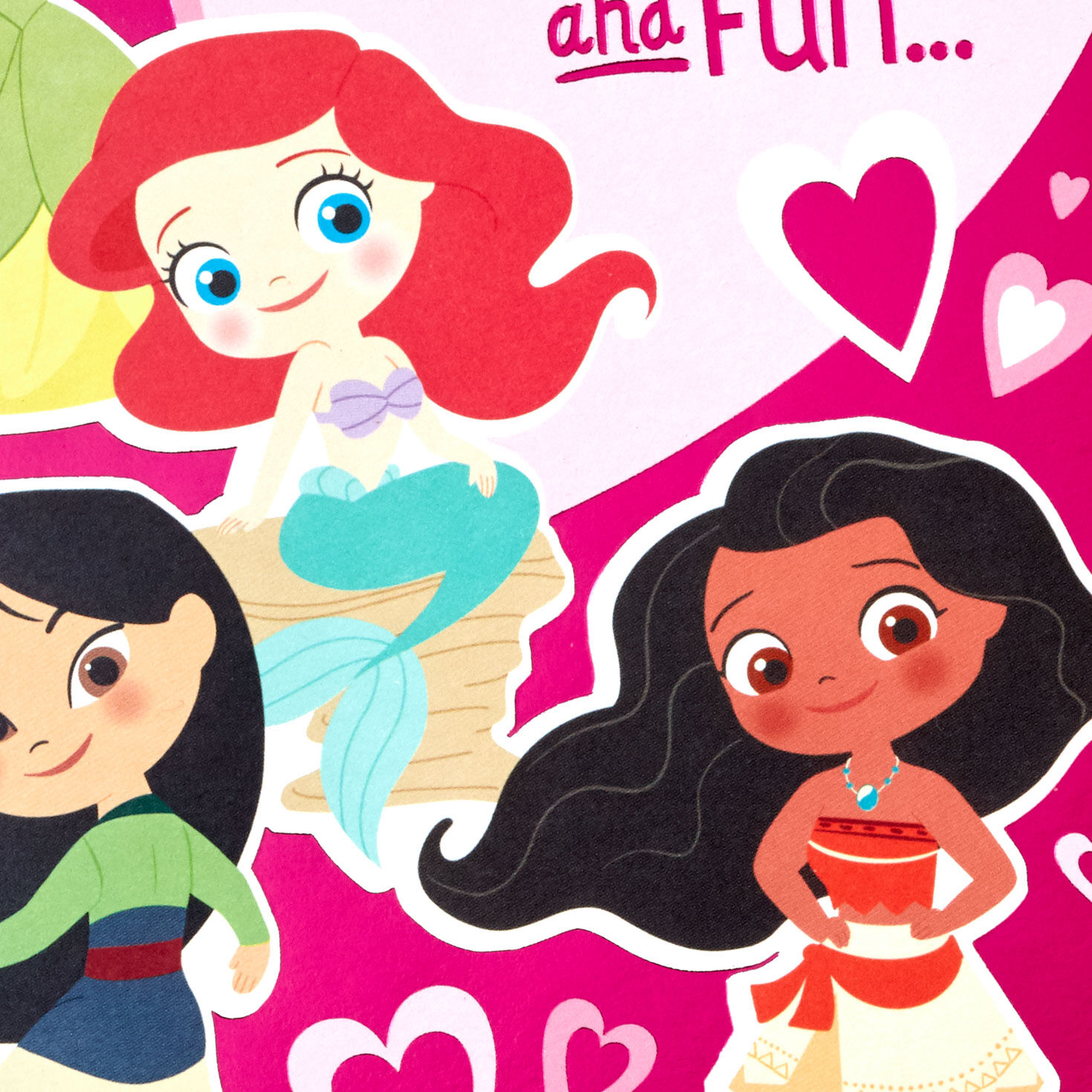 Disney Princess Valentine's Day Card for Granddaughter With Sticker for only USD 4.59 | Hallmark