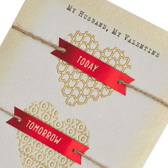 Today, Tomorrow, Always Valentine's Day Card for Husband, , large image number 5