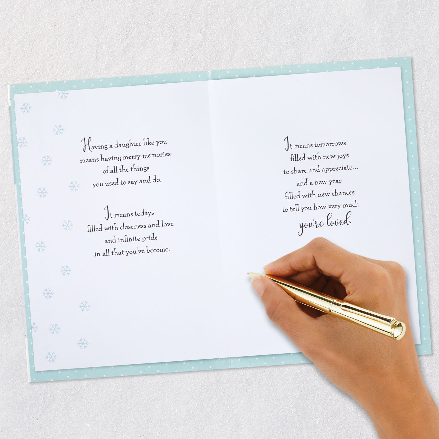 You Fill Christmas With Love Christmas Card for Daughter for only USD 6.59 | Hallmark