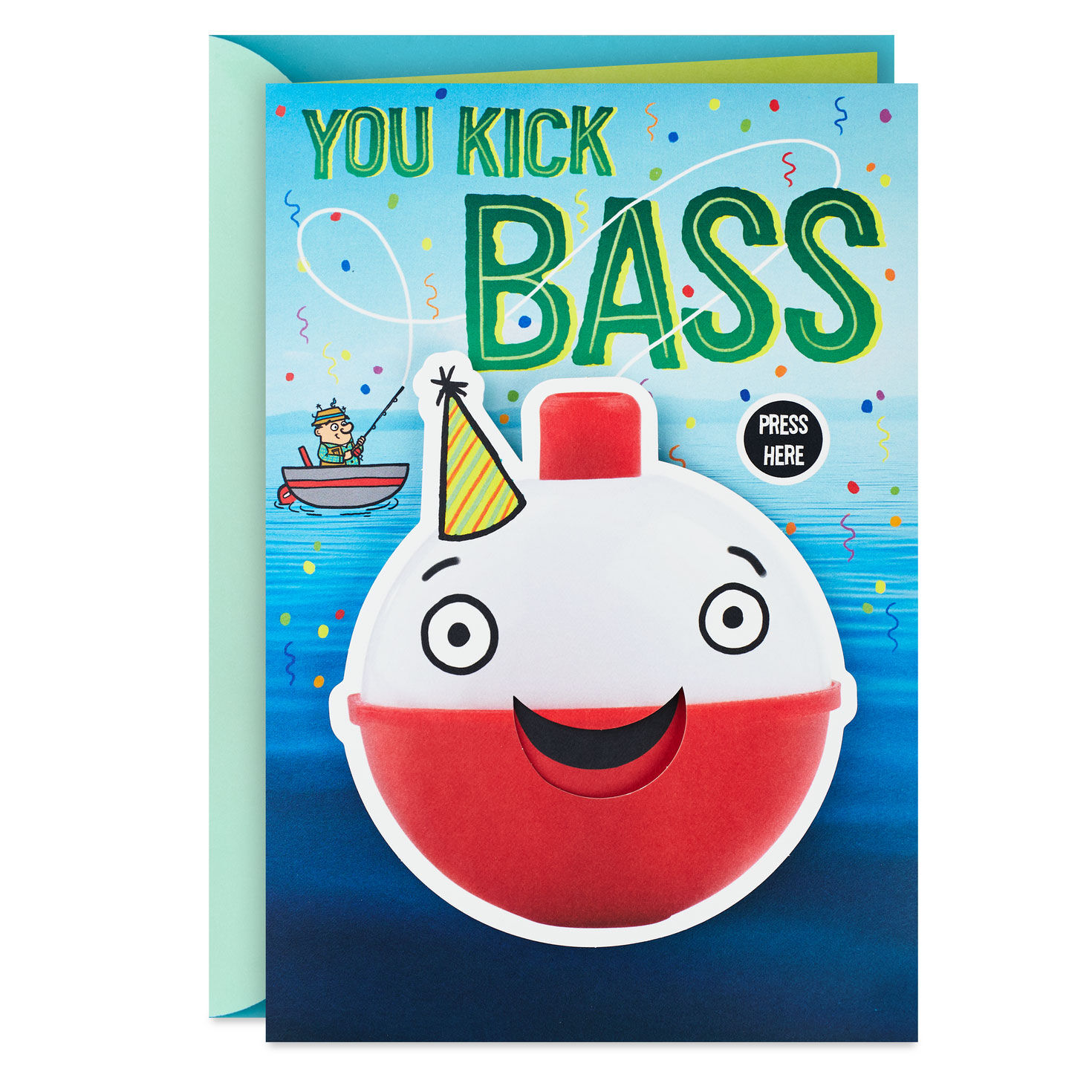 You Kick Bass Funny Musical Birthday Card