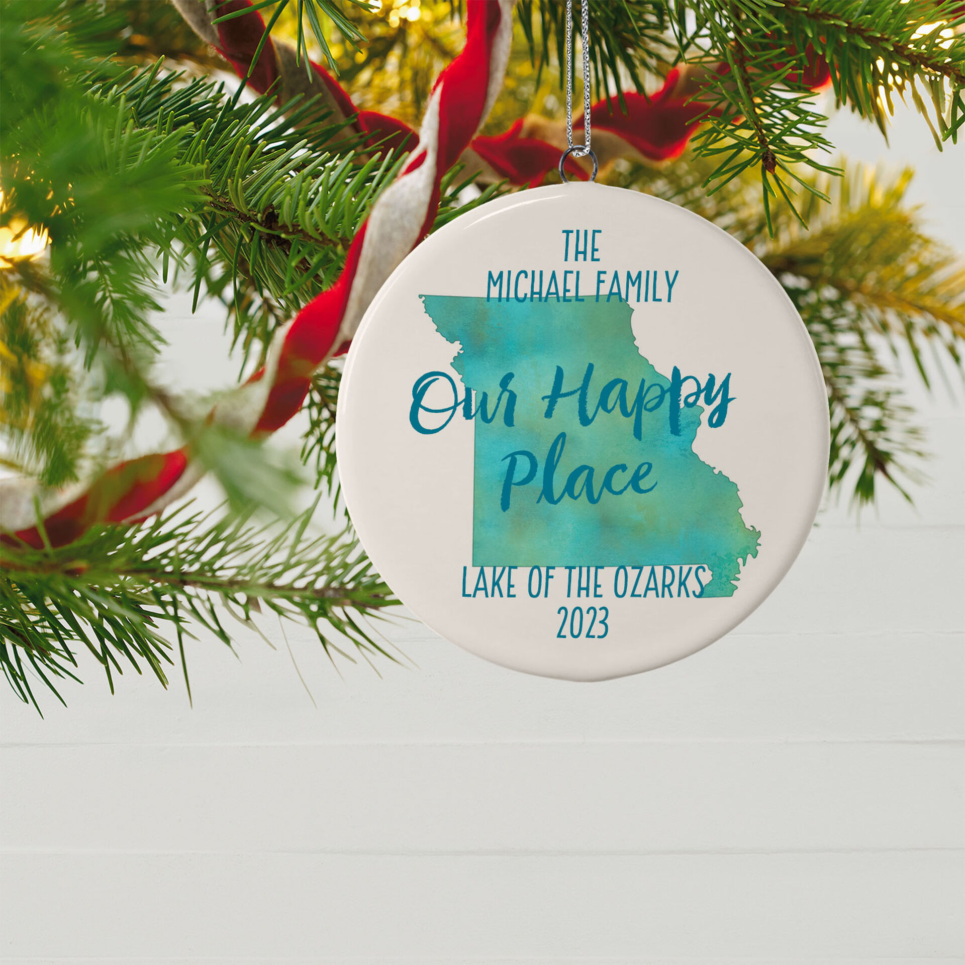 Missouri Personalized State Ornament Personalized Ornaments Hallmark