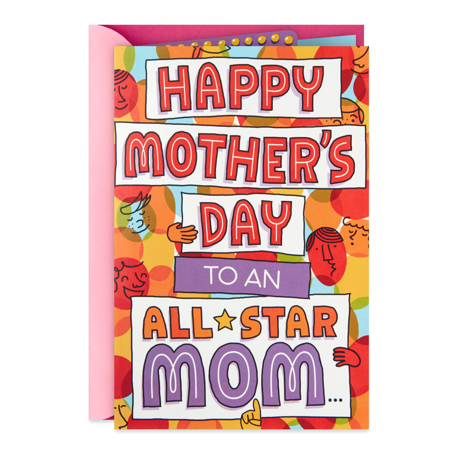 New Medium Hallmark Open Humour Funny Mother's Day Card 'Less Stressful' 