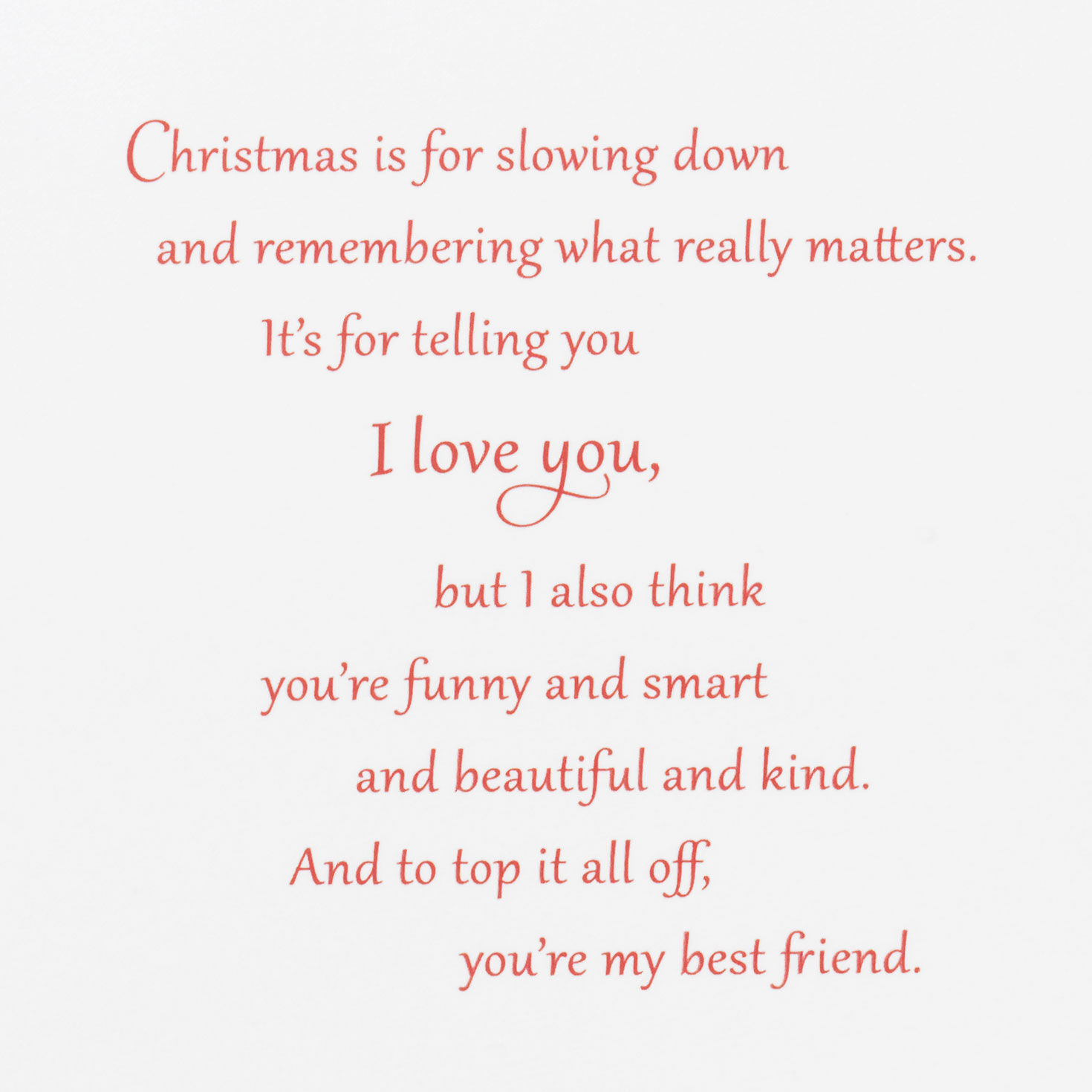 I'm a Happy, Lucky Man Christmas Card for Wife for only USD 7.59 | Hallmark