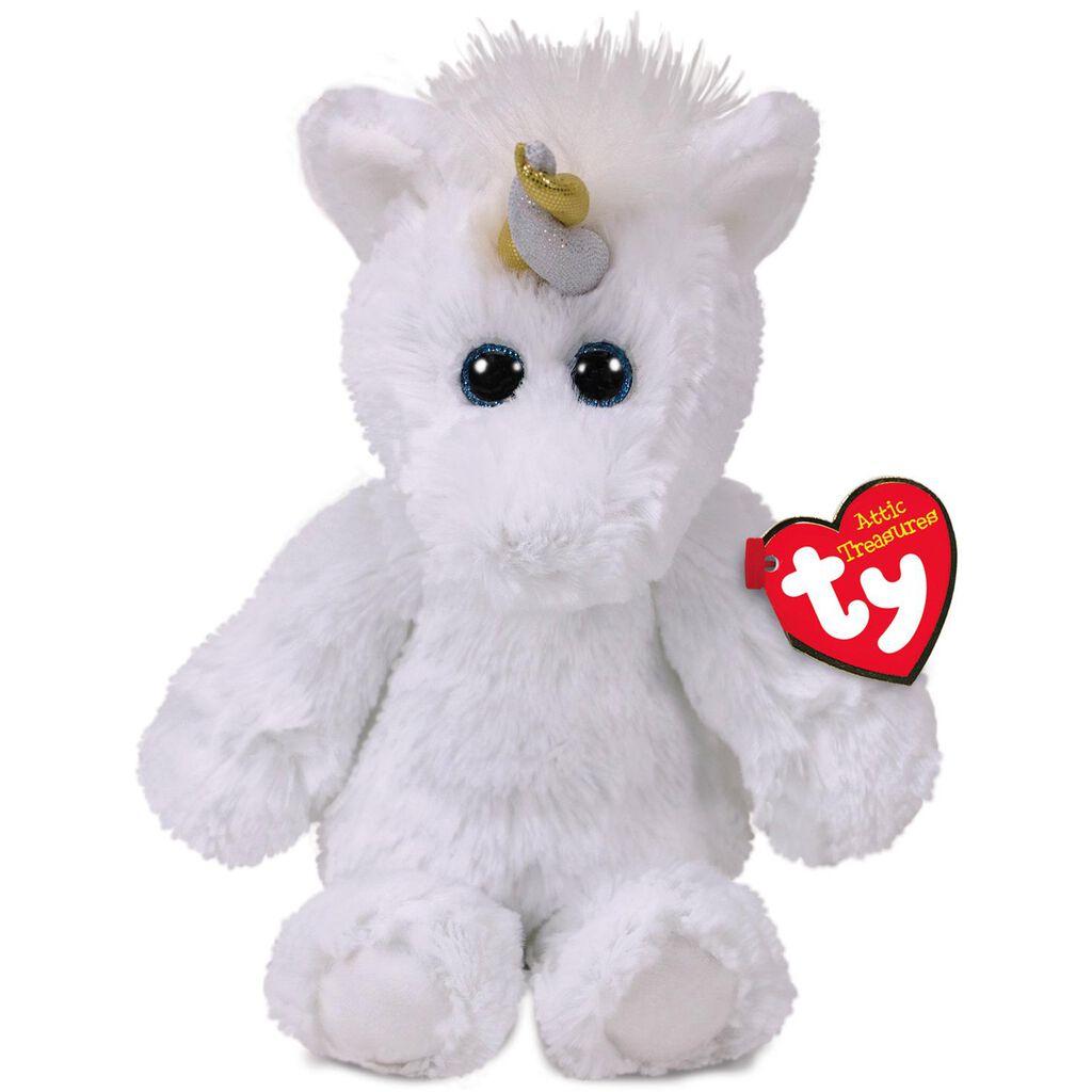 Ty® Attic Treasures Small Agnus Unicorn Stuffed Animal, 8