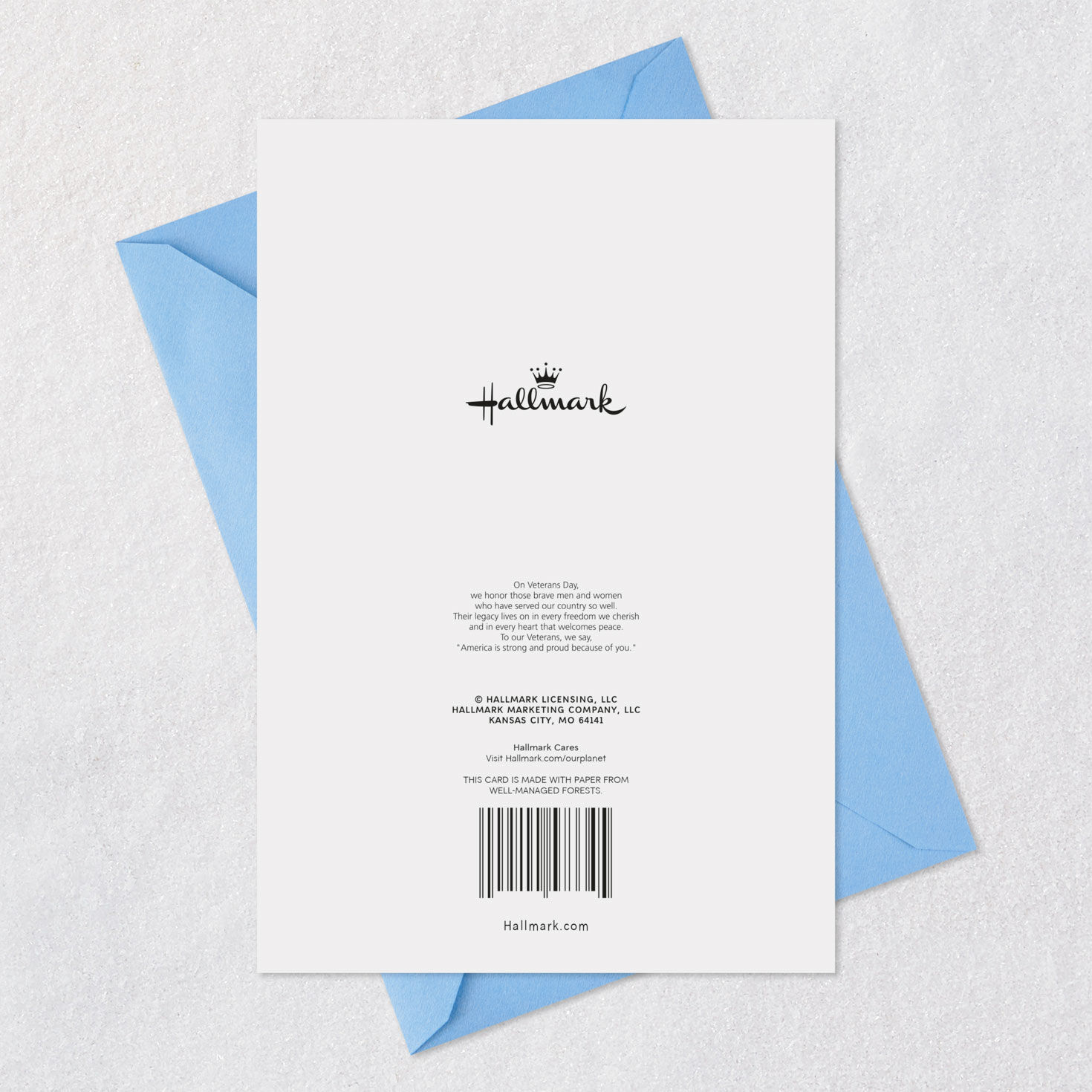 Thank Our Lucky Stars and Stripes Veterans Day Card for only USD 2.00 | Hallmark