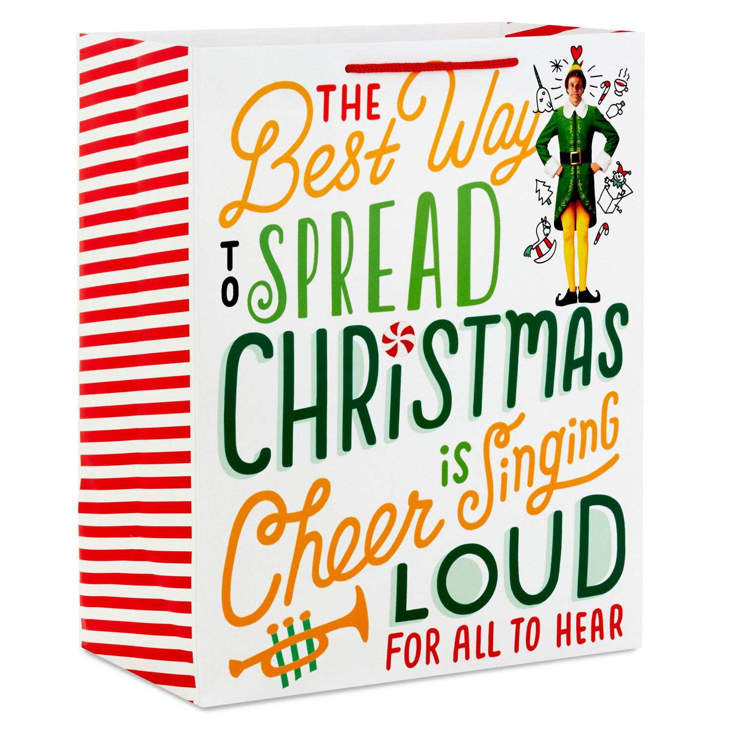 13" Buddy the Elf™ Christmas Cheer Large Gift Bag