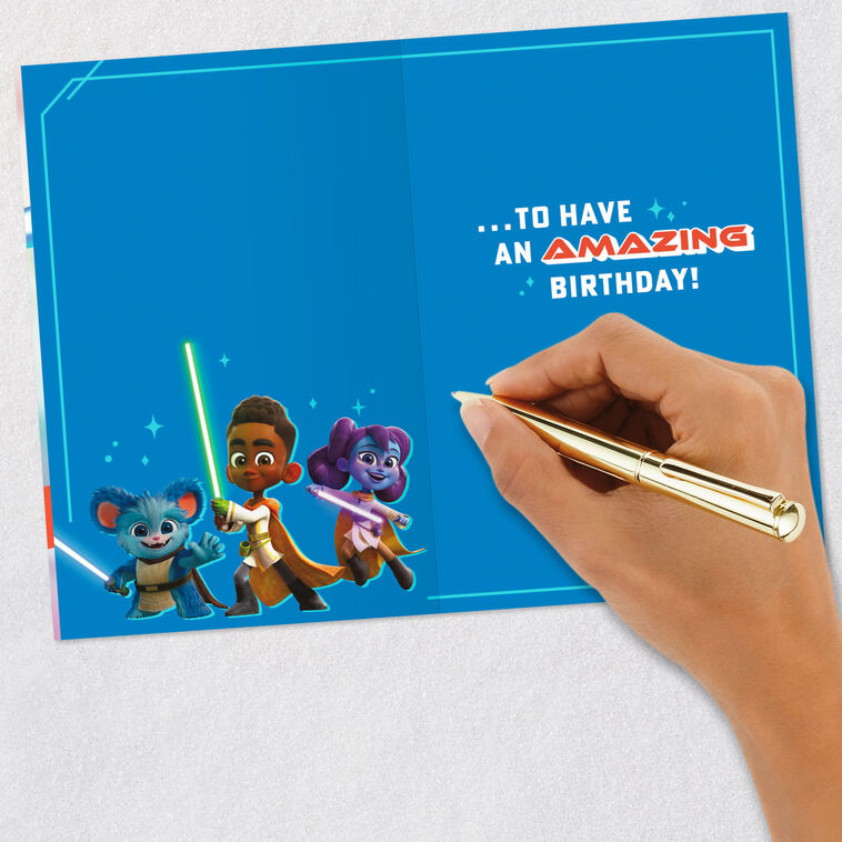 Star Wars: Young Jedi Adventures™ Nubs™ Birthday Card for Kid - Greeting Cards | Hallmark star-wars-young-jedi-adventures-nubs-birthday-card-for-kid-greeting-cards-hallmark