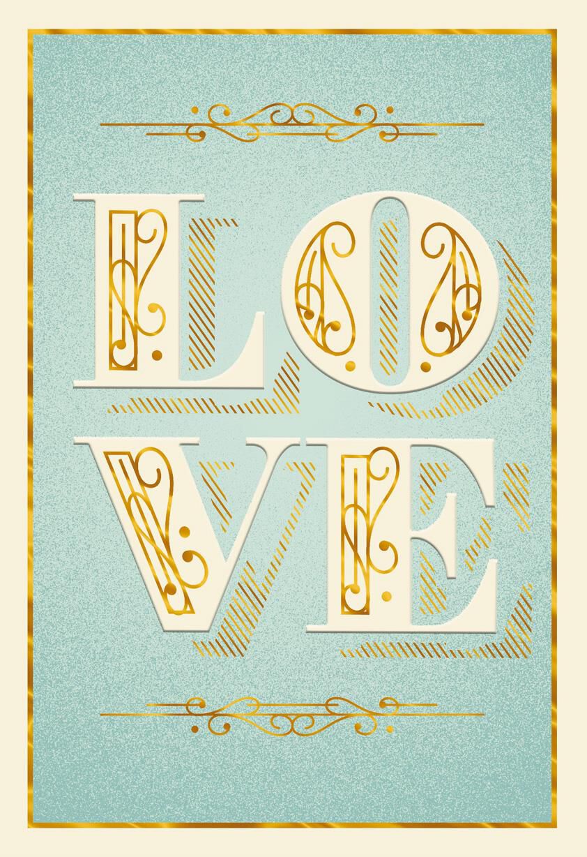 May Not Say It Enough, But I Feel It Love Card