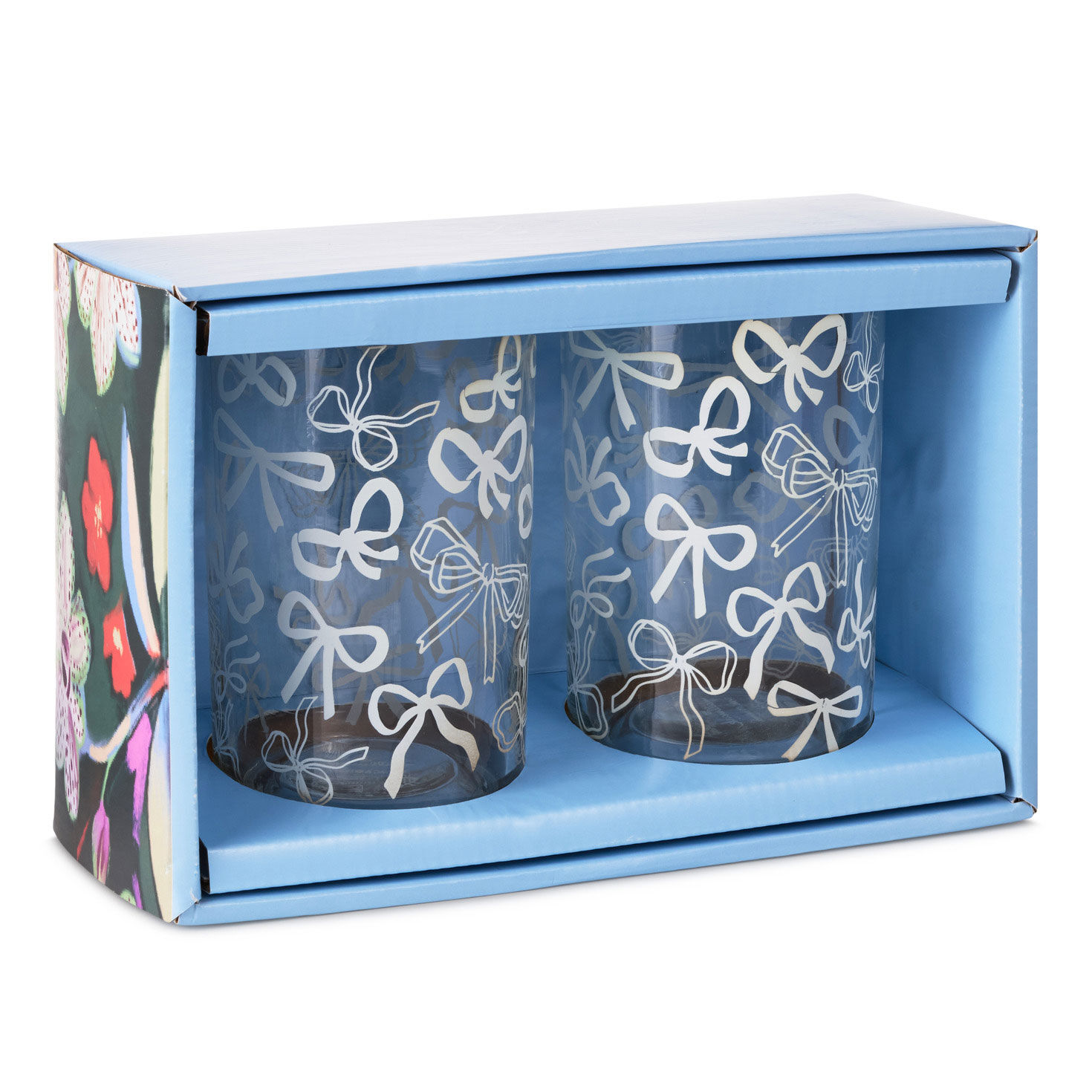 Lacey Chabert Collection Bow Illustrated Drinking Glasses, Set of 2 for only USD 22.99 | Hallmark