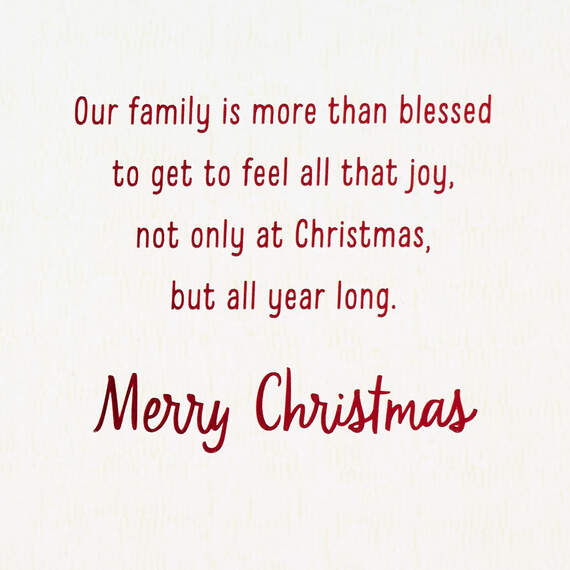 You Bring the Joy Christmas Card for Daughter, , large image number 3