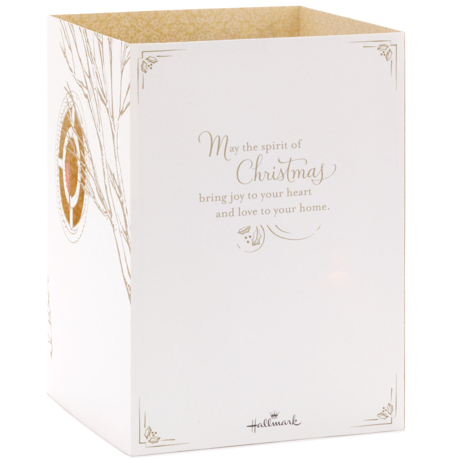 Spirit of Christmas Musical 3D Pop-Up Christmas Card With Light, , large image number 3