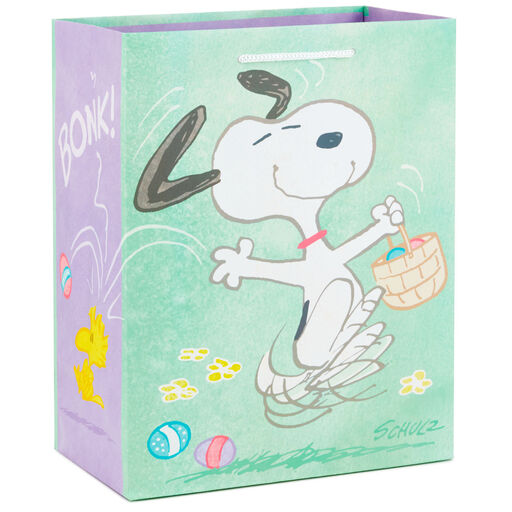 9.6" Peanuts® Snoopy the Easter Beagle Medium Gift Bag, 