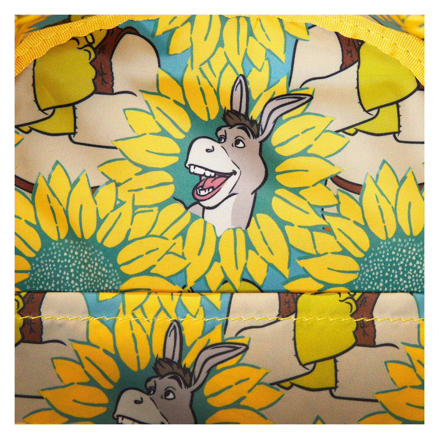 Shrek and Donkey in Sunflower Field Mini Backpack detail image number 7