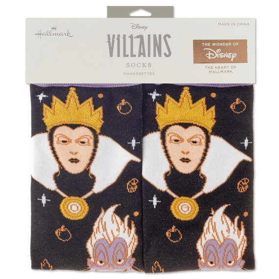 Disney Villains Fierce and Fabulous Crew Socks, , large image number 4