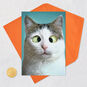 Cross-Eyed Cat Funny Love Card Card Front with Envelope and Gold Seal image number 5