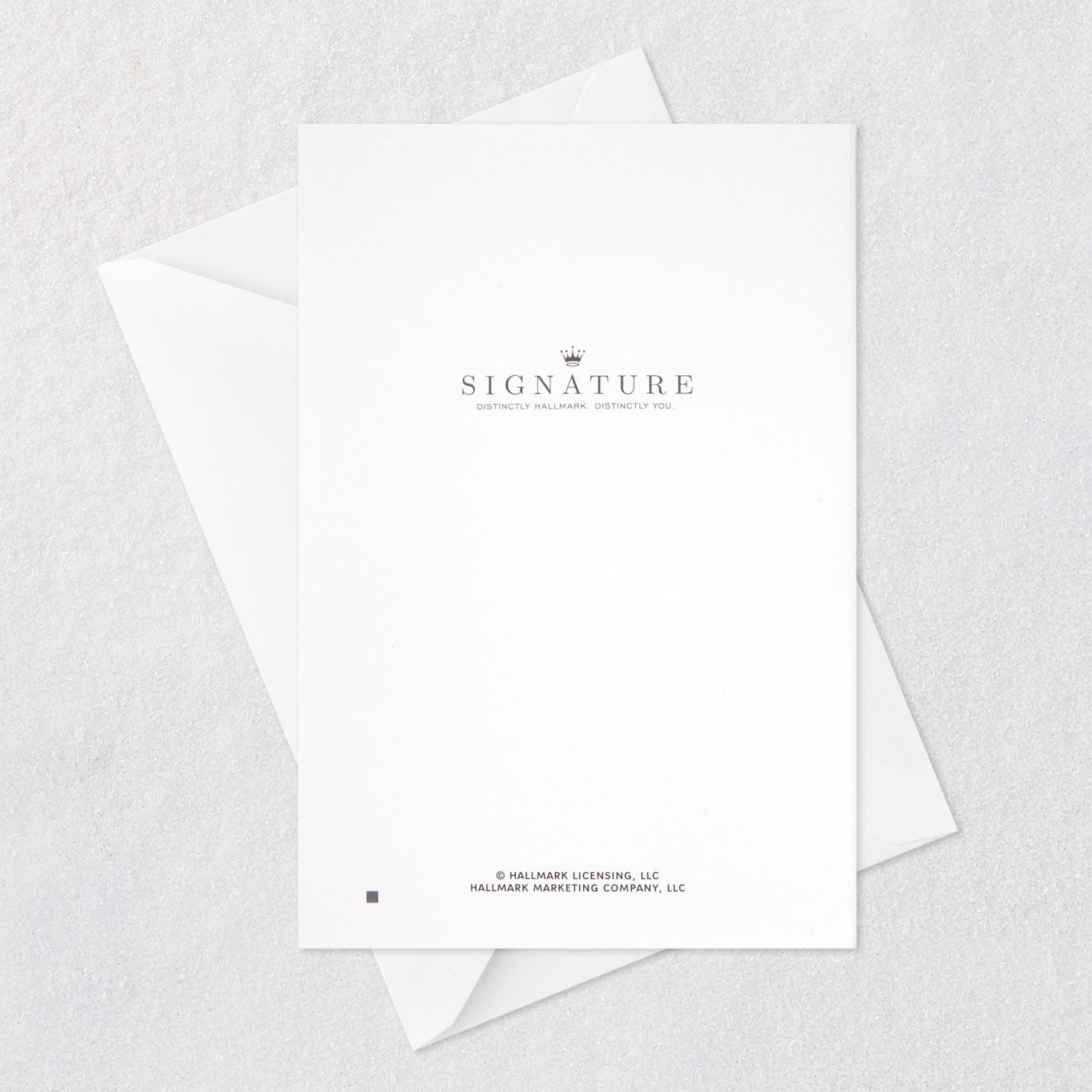 Gold Champagne Glass Tower Wedding Congrats Card Card Back with Envelope image number 7