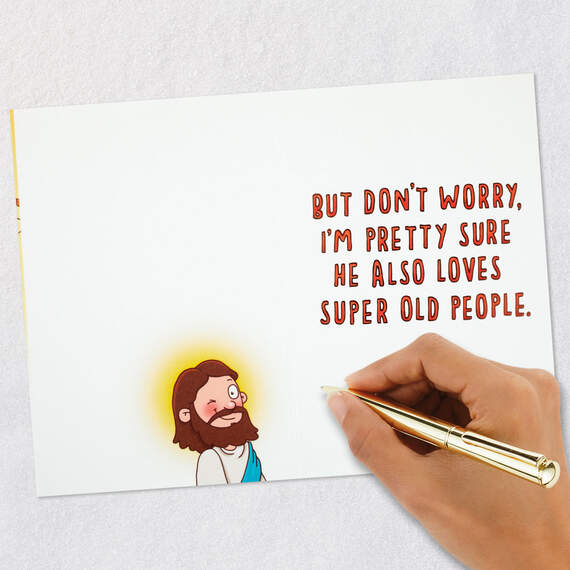 Jesus Loves the Little Children Funny Birthday Card, , large image number 6