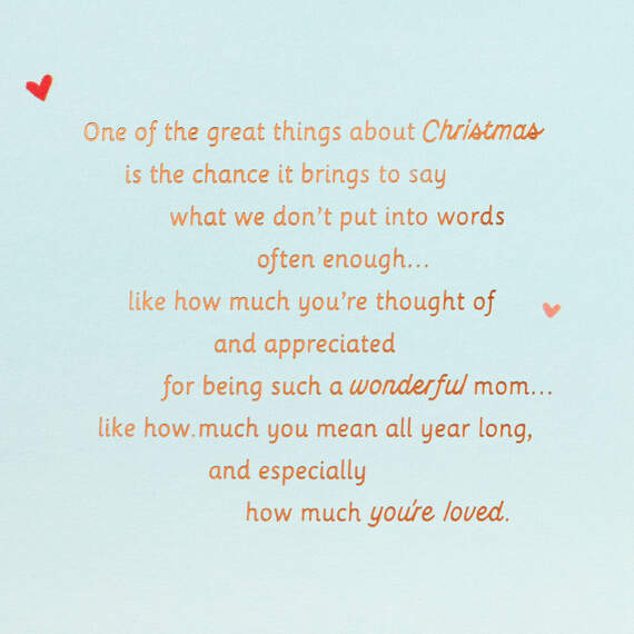 The Love All Around You Christmas Card for Mom, , large image number 2