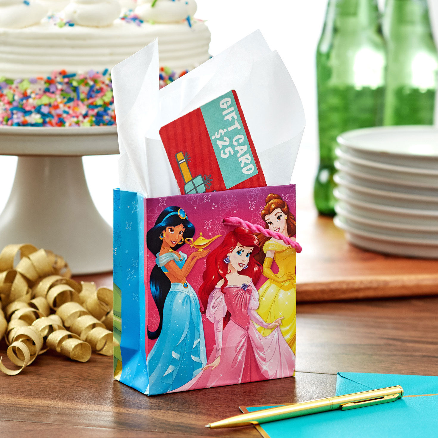 4.6" Disney Princesses Gift Card Holder Mini Bag, , large image number 2