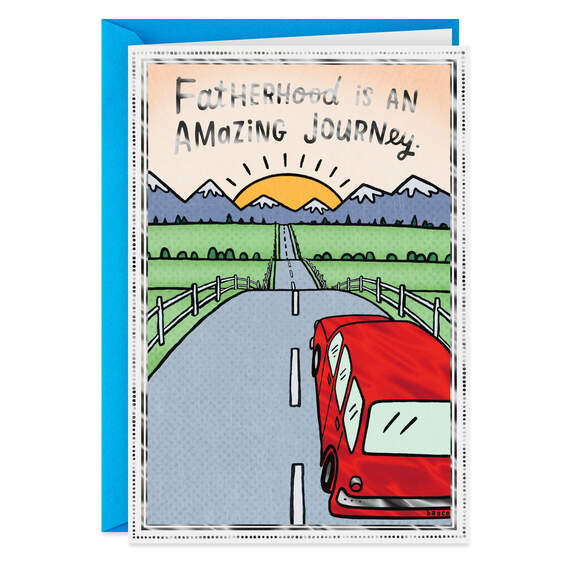 Fatherhood Is a Journey Funny Father's Day Card, , large image number 1