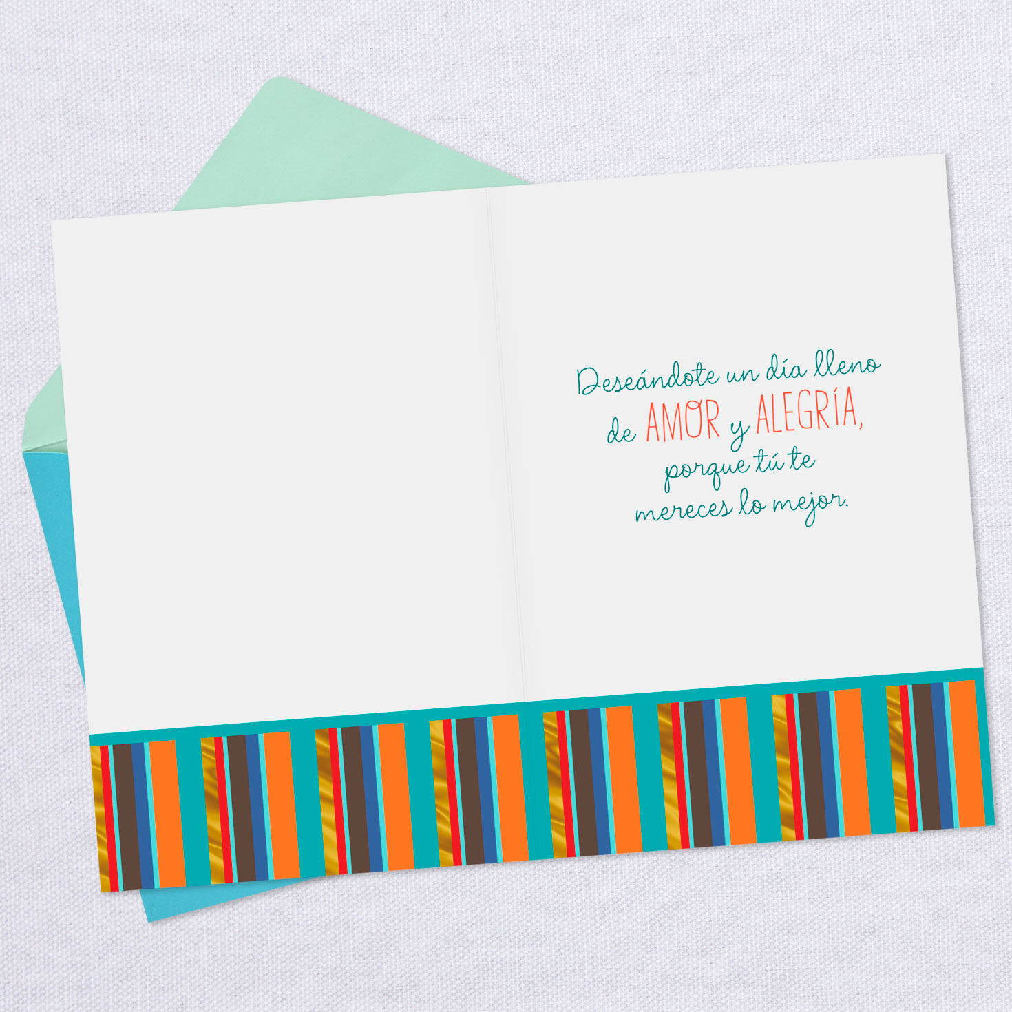 Love and Joy Spanish-Language Birthday Card for Godson, , large image number 3