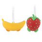 Better Together Strawberry and Banana Magnetic Hallmark Ornaments, Set of 2, , large image number 5