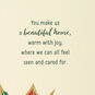 Elegant Poinsettia Love Christmas Card for Spouse Sentiment image number 2