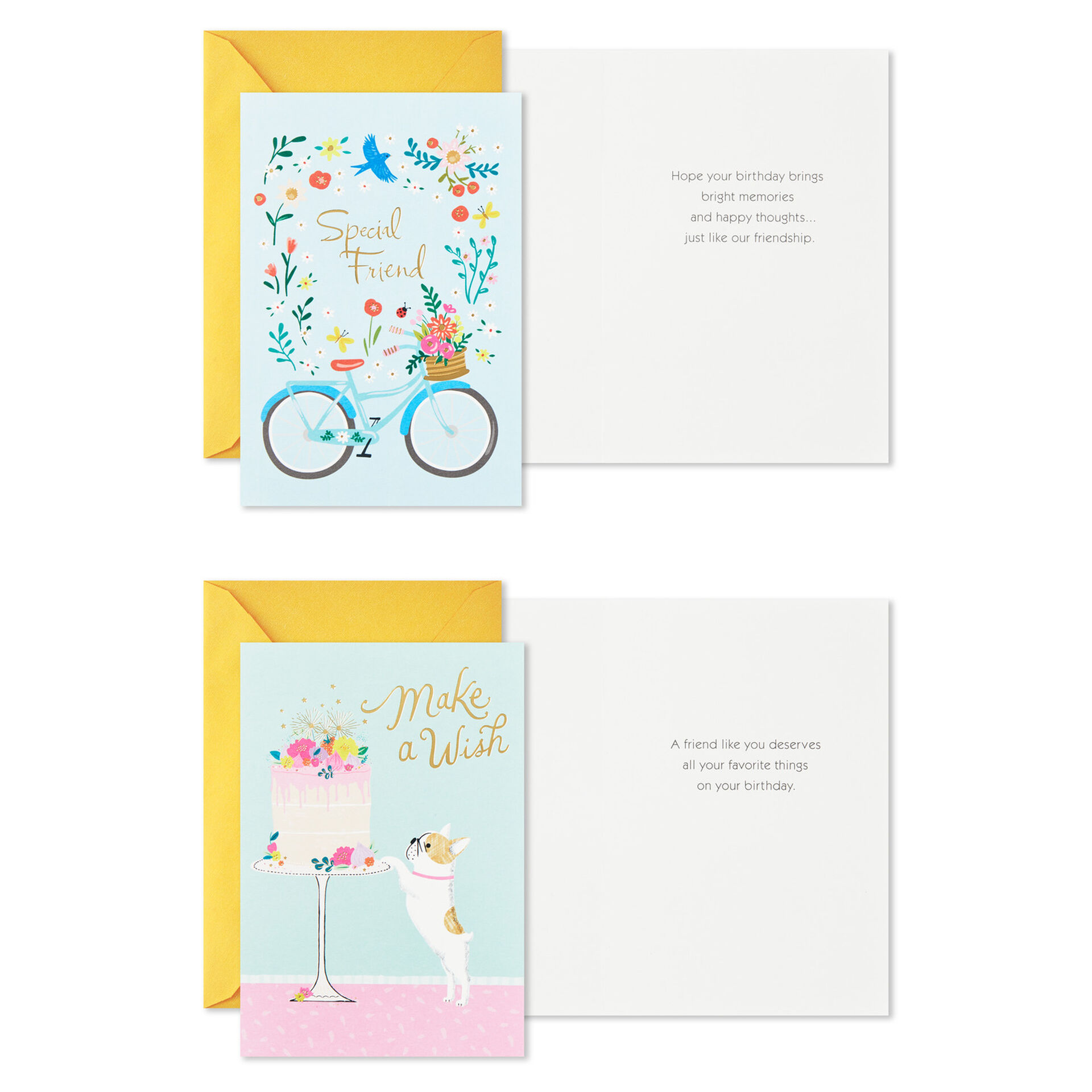 Fun and Floral Boxed Birthday Cards Assortment, Pack of 16 Boxed Cards Hallmark
