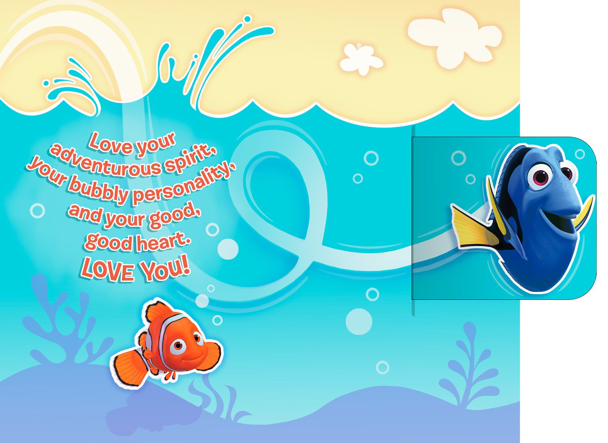Dive In to Adventure Love Card for Kids
