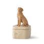 Willow Tree Light Brown Dog Figurine Keepsake Box, , large image number 1