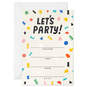 Colorful Confetti Party Invitations, Pack of 20, , large image number 2