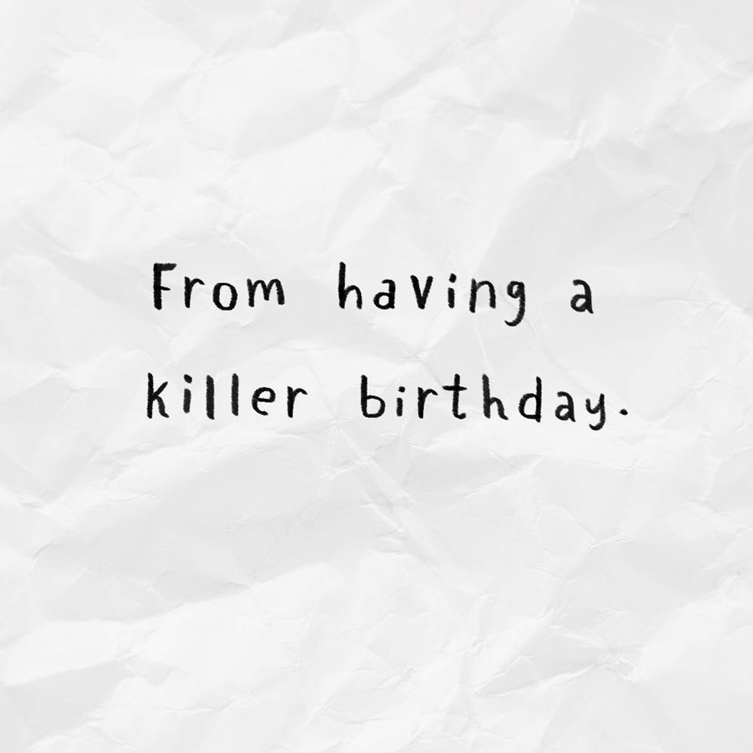 Jason Voorhees Mask Horror Movie Birthday Card Sentiment image number 2
