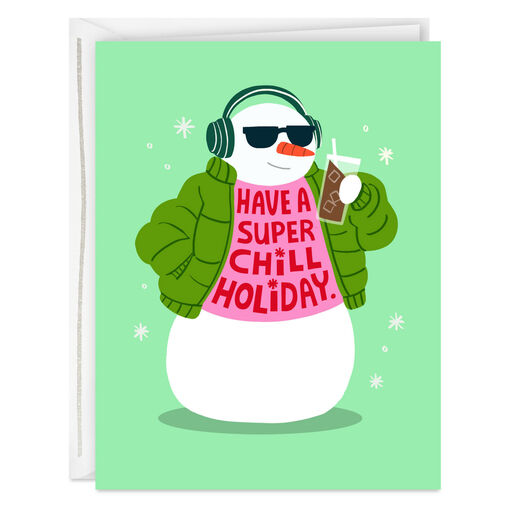 Have a Super Chill Holiday Christmas Card, 