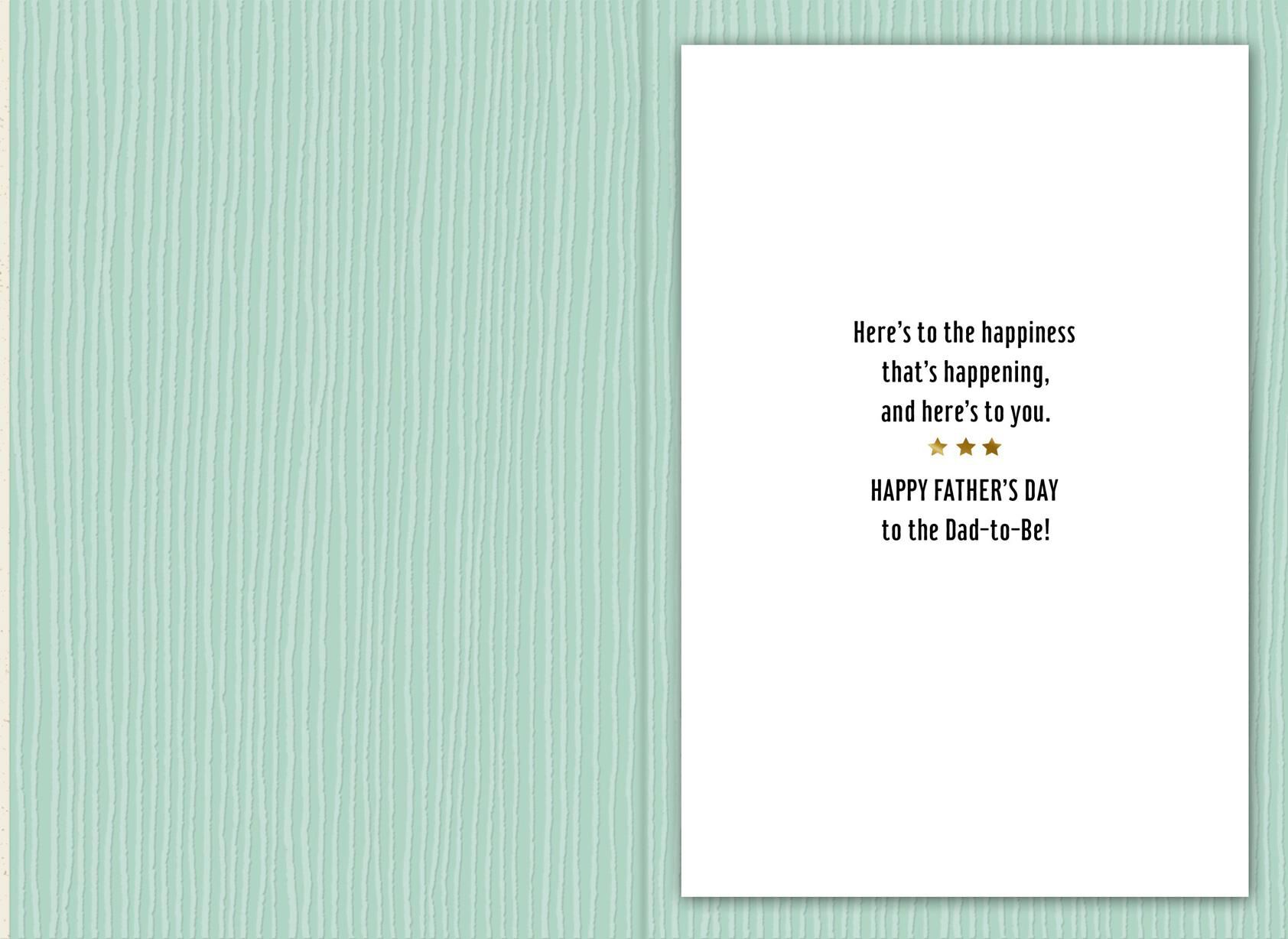 Lion Dad-to-Be Father's Day Card