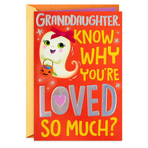 You're Eerie-sistible Halloween Card for Granddaughter, 