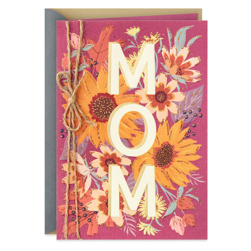Love and Gratitude Thanksgiving Card for Mom, 