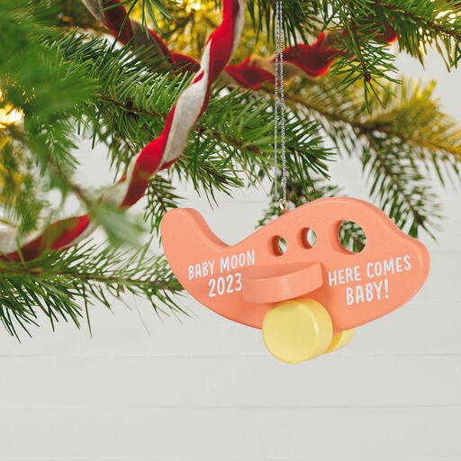 Our Babymoon 2023 Wood Ornament, 