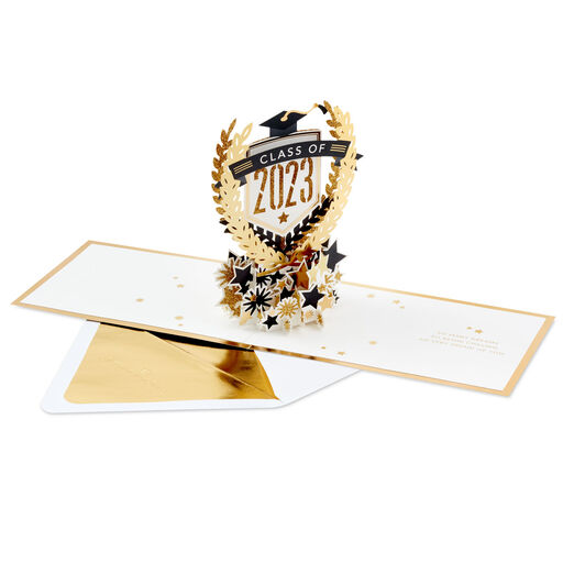 Many Dreams to Chase 3D Pop-Up 2023 Graduation Card, 