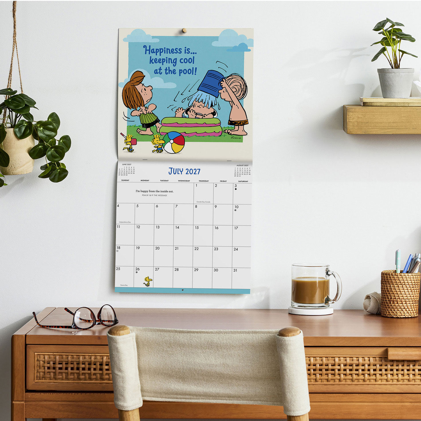 Peanuts Inspiration 2027 12-Month Wall Calendar  image number 5