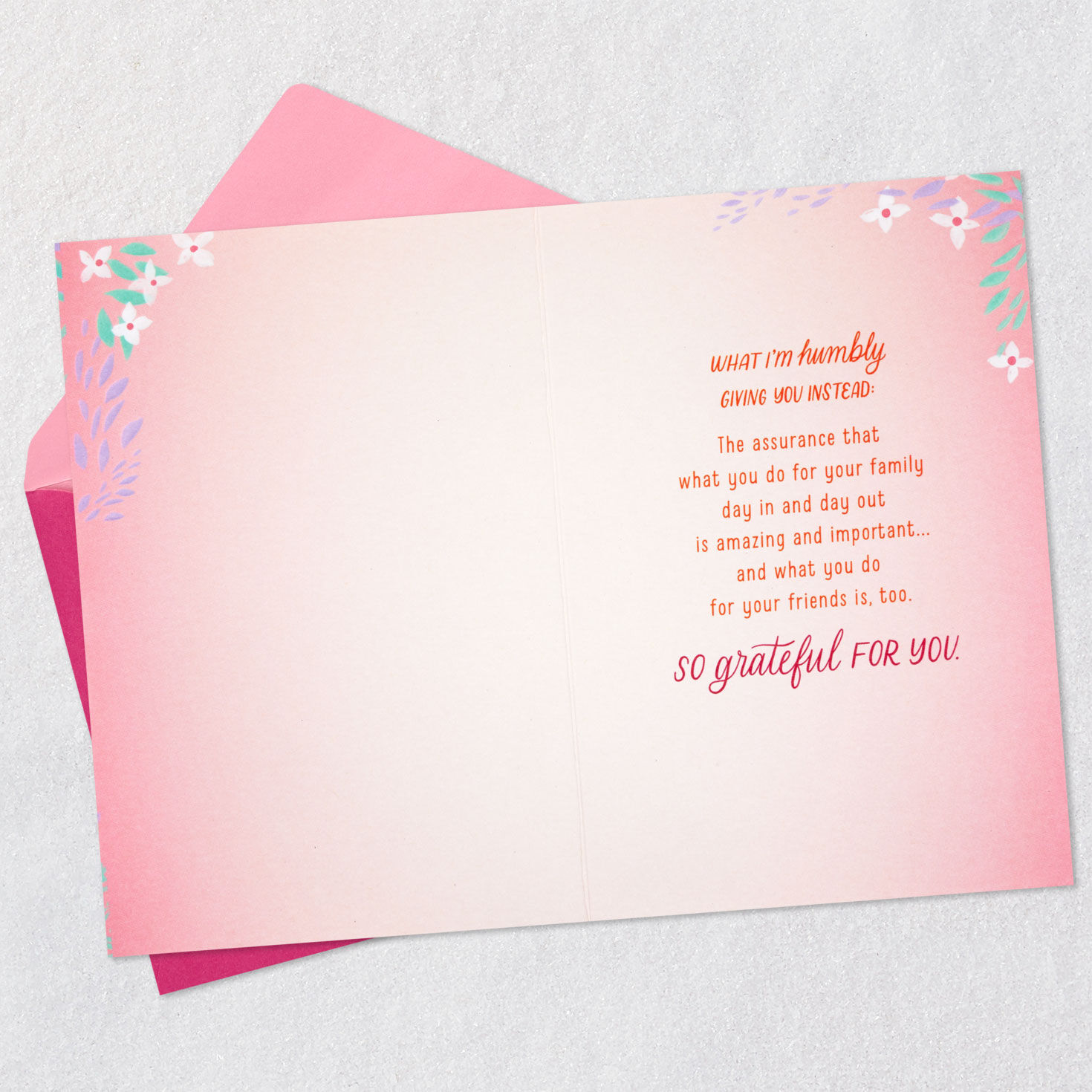 So Grateful for You Mother's Day Card for Friend, , large image number 3